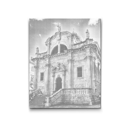 Pointillage - Cathédrale Velika Gospa, Dubrovnik - Croatie