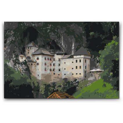 Peinture par numéros - Château de Postojna - Slovénie