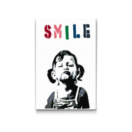 Diamond Painting - Banksy - Smile