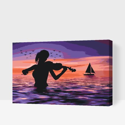 Paint by Number - Violinist in the Sea