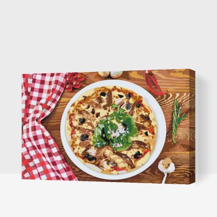 Paint by Number - Fresh Pizza