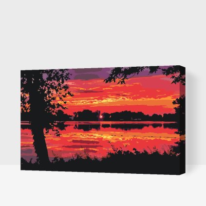 Paint by Number - Red Sunset