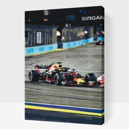 Paint by Number - Monopost Redbull