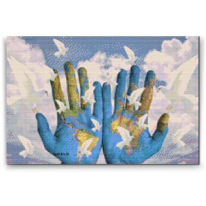 Diamond Painting - World in Hands