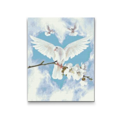 Diamond Painting - Doves
