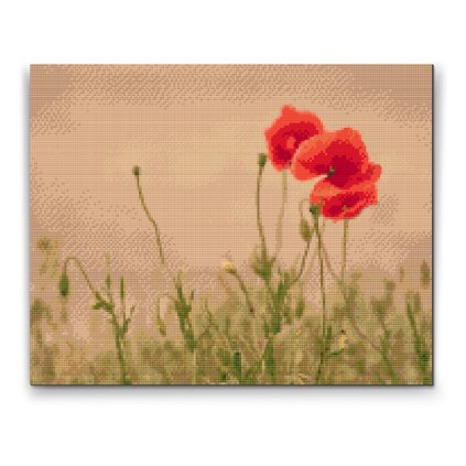Diamond Painting - Red Weed 2