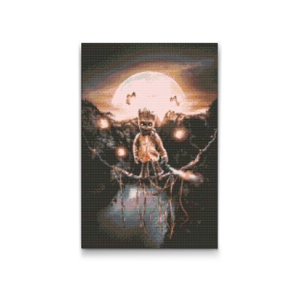Diamond Painting - Groot on the Tree
