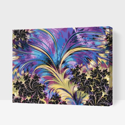 Paint by Number - Fractal Feathers