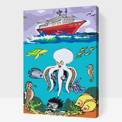 Paint by Number - No Diving in my Territory