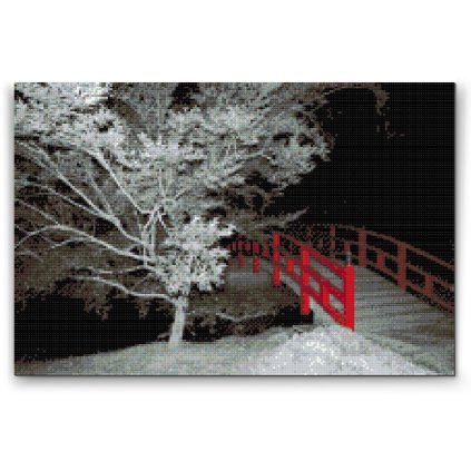 Diamond Painting - Red Bridge