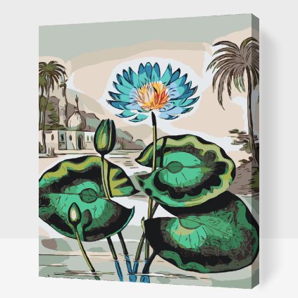 Paint by Number - Blue Flower