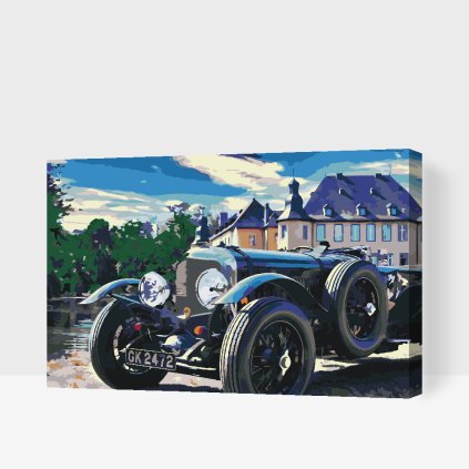 Paint by Number - Car in front of the Castle