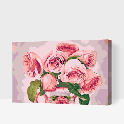 Paint by Number - Rose in the Vase