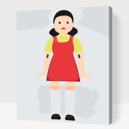 Paint by Number - Squid game - Green Light, Red Light