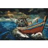 Paint by Number - Boat in Storm 4