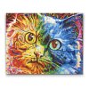 Diamond Painting - Colorful Cat 3