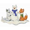 Diamond Painting - Fox and Snowman