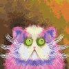 Paint by Number - Confused cat