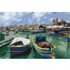 Paint by Number - Colorful Fishing Boats