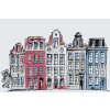 Paint by Number - Houses in Amsterdam