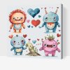 Paint by Number - Monsters Full of Love