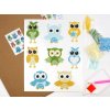 Diamond stickers - Owls