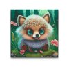 Diamond Painting - Green-eyed hedgehog