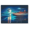 Diamond Painting - Full Moon on the Beach