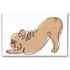 Diamond Painting - Yoga Bulldog