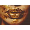 Diamond Painting - Golden Lips