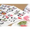 Diamond stickers - Pandas