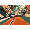 Malování podle čísel - Závod Formule 1