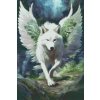 Diamantové malování - Andělský vlk