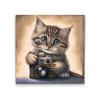 Diamond Painting - Kitten with a camera 2