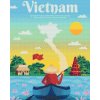Diamantové malování - Vietnam