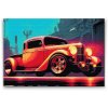 Diamantové malování - Retro červené autíčko