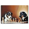 Diamantové malování - Psí šachy 2