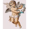 Malování podle čísel - Anděl s věncem