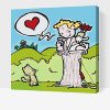 Paint by Number - Cupid and Kitty