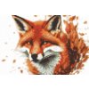 Diamantové malování - Liška s listím