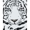 Paint by Number - Black-White Tiger Head