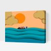Paint by Number - Ship in the Waves