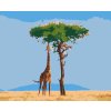 Paint by Number - Giraffe Feeding