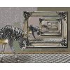 Paint by Number - Zebra and Mirror