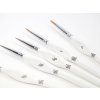 3795 2 paint brushes set white 5 pcs
