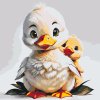 M11_Painting_by_Numbers_-_Duck_with_little_duck_