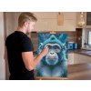 M9_Diamond_Paintings_-_Monkey_in_shades_of_dark_turquoise