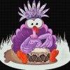 Diamond Painting - Purple Turkey