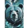M11_Painting_by_Numbers_-_Bear_in_shades_of_dark_turquoise