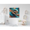 M3_Painting_by_Numbers_-_Snake_in_shades_of_turquoise_and_orange